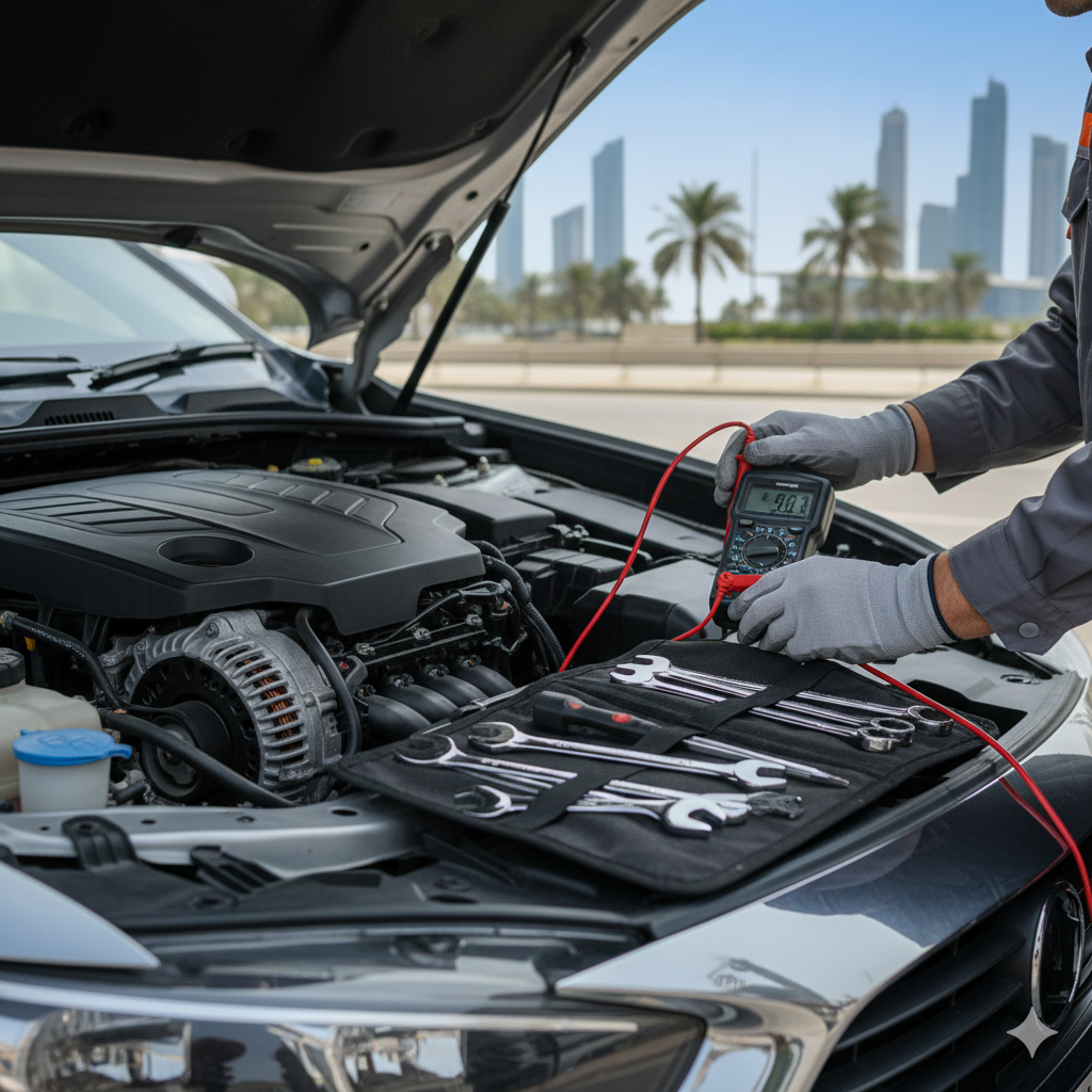 فحص دينمو السيارة الإمارات