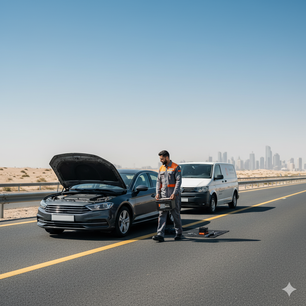 خدمة بطارية متنقلة في الإمارات